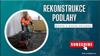 Rekonstrukce podlahy s použitím pěnového skla REFAGLASS