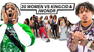 20 WOMEN VS 2 YOUTUBERS: KING CID & JWONDR