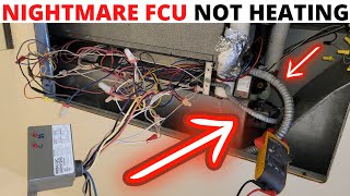 HVAC Service Call: NIGHTMARE HVAC Fan Coil Unit Not Heating (FCU Troubleshooting) FCU Not Heating