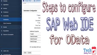 Configure SAP Web IDE for OData Service - TechTablet - Varun Rao