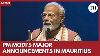 The Hindu | PM Modi’s historic visit to Mauritius: New projects & MoUs