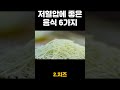 저혈압에 좋음 음식 6가지 shorts