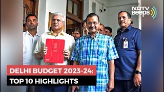 Delhi's Budget Explained In 10 Points | NDTV Beeps