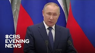 U.S. sanctions Putin over Ukraine invasion