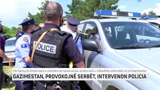 GAZIMESTAN, PROVOKOJNË SERBËT, INTERVENON POLICIA | T7