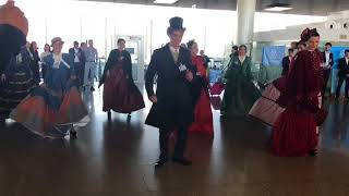 Flash mob studenti nell'aeroporto Fontanarossa di Catania