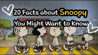 20 Facts about Snoopy You Might Want to Know