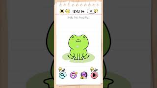 Help this frog fly Brain Test Level 64 #braintestsolution #braintest