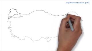 Türkiye haritası nasıl çizilir ?