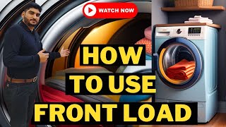 how to use front load washing machine | best front load washing machine 2023 | waj2846gin | bosch