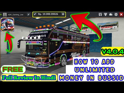 Cómo agregar dinero ilimitado en Bussid Bus Simulator Indonesia Me Unlimited Money Kese Add Karen