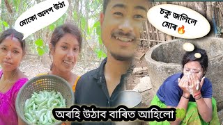 উৰহি উঠাব বাৰিত আহিলো //Assamese vlog/#barashabhaskar rangsaiপাহাৰৰ ওপৰত মাছ আৰু কেঁকুৰা ধৰি খালোঁ