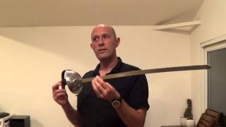 Review: Red Dragon Easton practice sabre, vs Hanwei & Regenyei Sabres - HEMA fencing