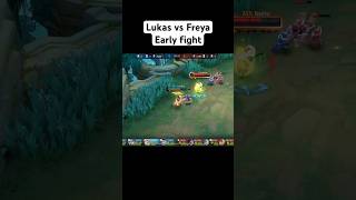 Lukas vs Freya | Early Fight | #subscribe #mlbb #mobilelegendsbangbang #shorts