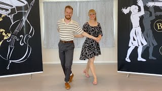 Couple Swing Dance for Pure Beginners - Sondre & Tanya Dance Class