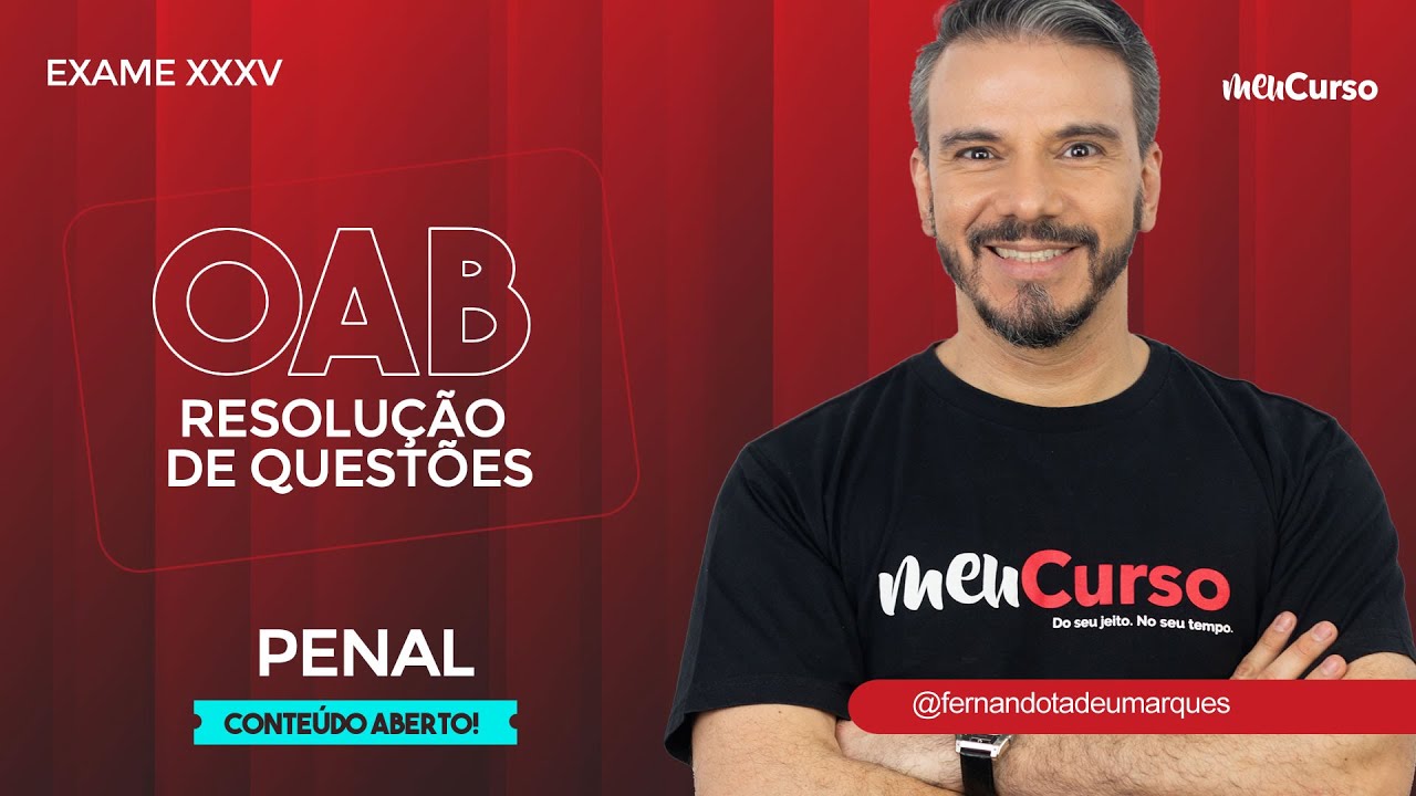 Resolução De Questões OAB XXXV | Penal - YouTube