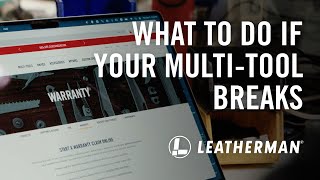 How To Warranty Your Multi-Tool