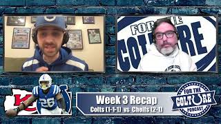 Week 3 Recap: Colts (20) vs Chiefs (17) | Cardiac Colts are back! The weekly rollercoaster continues