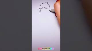 How to draw simple Cristiano Ronaldo  #drawing #draw #painting I Chill how to draw