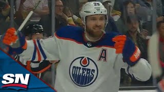 Leon Draisaitl Completes The Hat Trick With Game-Tying Goal In Game 1