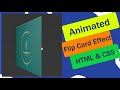 3D Flip Card Effect On Hover Using Only HTML & CSS | CSS Effects | HTML and CSS Flip Card Effects