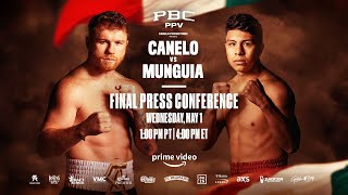 CANELO VS. MUNGUIA FINAL PRESS CONFERENCE