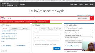 Finding English Reports using Lexis Advance Malaysia