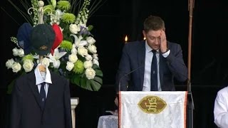 [FULL SPEECH] Michael Clarke Tearful Speech At Phillip Hughes Funeral In Macksville