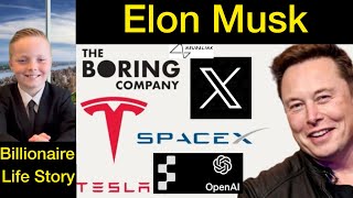 Elon Musk | Billionaire | Life Story Inspirational | Tesla | Space X | Open AI | Neuralink | Twitter