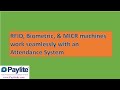 use rfid biometric micr devices with paylite attendance system