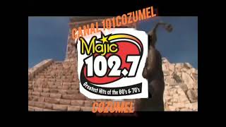 programa radio majic 102.7 fm wmxj cozumel jingle musica show 2024 2025 📻📺 canal 101 czm de la mundo