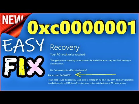 0xc000001 Fix Windows 10 | Your PC Couldn’t start properly. Blue Screen Recovery Error