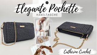 Wie man eine elegante Pochette häkelt / Häkeltasche / Abendtasche