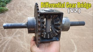 Build a Differential Gear - V2 (Project for Gokar, ATV, Buggy...)