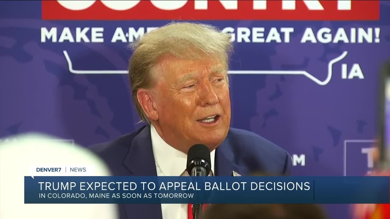 Former President Trump Expected To Appeal Ballot Decisions - YouTube