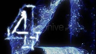 Particle Countdown V02 - motion graphics video