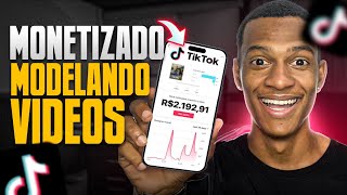 Como MONETIZAR MODELANDO VÍDEOS Canal Dark no TikTok