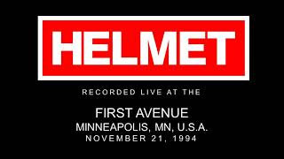 HELMET Live Minneapolis, MN. U.S.A. 21/11/1994