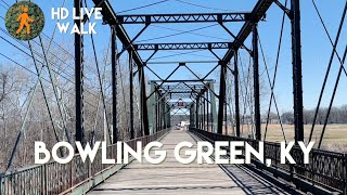 Wandering around downtown Bowling Green, Kentucky - HD Virtual Walking Tour - Slow TV