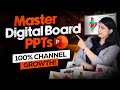 How to Create the💡Perfect PPT for Digital Boards🤩100% YouTube Channel Growth |  PowerPoint Tutorial