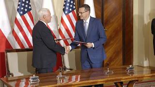 Vice President Mike Pence Holds Meetings with President Duda of Poland