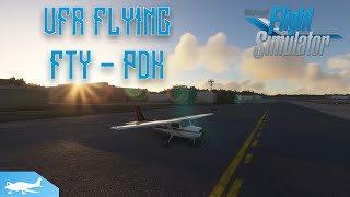 VFR Flying | Microsoft Flight Simulator 2020 | FTY - PDK