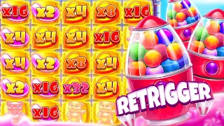 CRAZY SUGAR RUSH RETRIGGER!! (Bonus Buys)