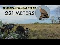 221 METER BURUAN TERJUNGKAL AKIBAT SLUG CENGKAL 17 grain