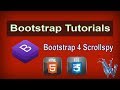 Bootstrap 4 Scrollspy Example | Scrollspy Bootstrap Tutorial | HTML5 By Amazing Techno Tutorials