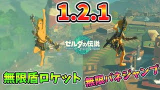 1.2.1でできる無限ロケット盾がめちゃくちゃ楽しい！【ティアキン TotK】裏技 バグ 検証 ゆっくり実況 glitch