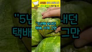 매달 보내온 반찬에 시어머니가 한 충격적인 말!