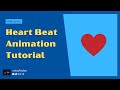 Heart Beat Animation Design - HTML & CSS Tutorial | stacktales