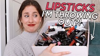 LIP PRODUCTS I'M THROWING OUT! | Part 2 | Jamie Paige