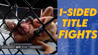 20 Final Seconds of 20 ONE-SIDED UFC TITLE FIGHTS